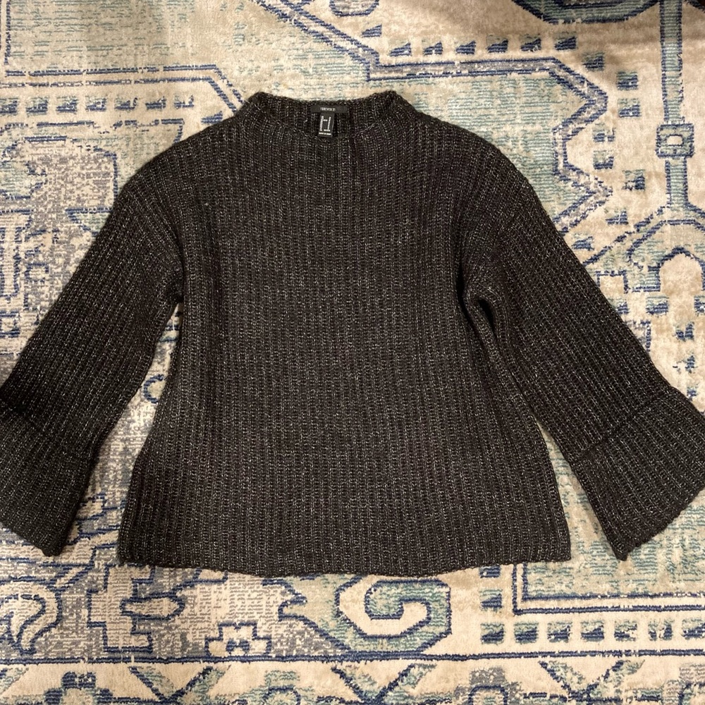 Bell-Sleeved Sweater